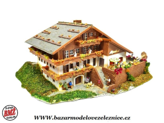 Faller - Horský hotel s restaurací + figurky - N