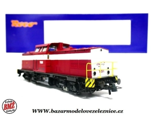 Roco - DCC - Dieselová lokomotiva 1151 CFL EX V 100 - HO