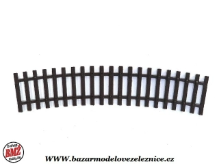 Pilz - Tillig - obloukový pražcový pás R 380 mm/ 22,5°  - HO