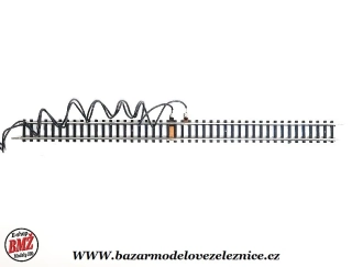 Piko DDR - Kolej rovná napájecí 220 mm - N