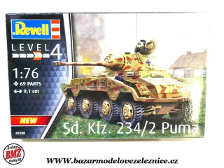 Revell -  Sd.Kfz. 234/2 Puma. - 1/76 stavebnice