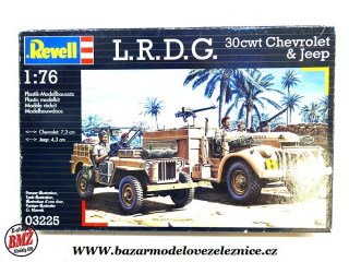 Revell -  Chevrolet 30cwt a terénní vůz Willys Jeep - 1/76 stavebnice