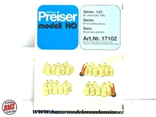 Preiser -Pytle 60 ks nebarvené -  HO
