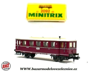 Minitrix - Přívěsný vůz  - N