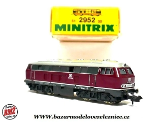 Minitrix - DC - Dieselová lokomotiva BR 216  DB - N