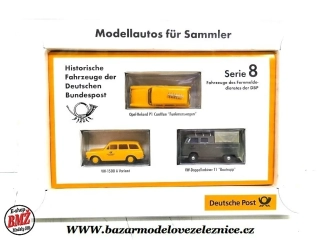 Brekina - Poštovní Set 3 aut - HO