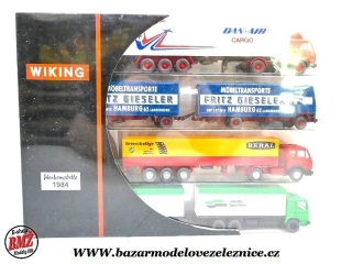 Wiking - Set 4 nákladních aut - HO