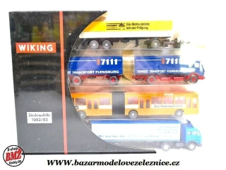 Wiking - Set 4 nákladních aut - HO
