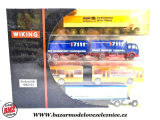 Wiking - Set 4 nákladních aut - HO