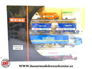 Wiking - Set 6 nákladních aut - HO