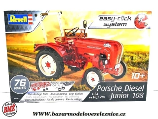 Revell - easy-click 07820 traktor Porsche Diesel Junior 1:24 stavebnice