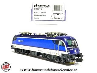 Hobbytrain - DCC + ZVUK- Elektrická lokomotiva RH 1216 903 CD Intercity - N