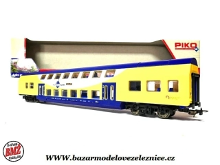 Nové Piko - Patrový vůz Metronom 2 tř. - HO
