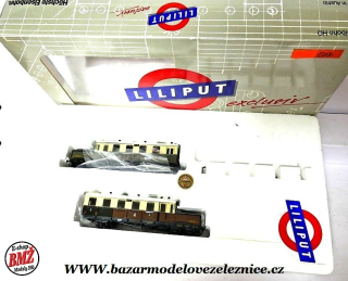 Liliput - DC - Akumulátorová souprava AT 451/452 ALTONA K.P.E.V - HO