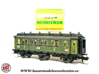 Minitrix - Osobní vůz K.Bay.Sts.B. 3 osý - N