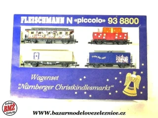 Fleischmann - Vánoční set 4 vozů - N